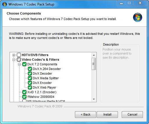 Codec Pack For Windows Media Player
